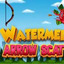 Watermelon Arrow Scatter Game Game  screen for extension Chrome web store in OffiDocs Chromium