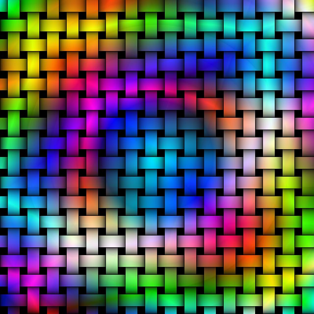 Free download Weave Rainbow Texture -  free illustration to be edited with GIMP free online image editor