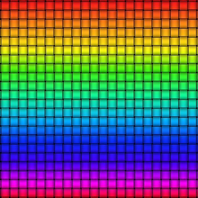 Free download Weave Texture Rainbow -  free illustration to be edited with GIMP free online image editor