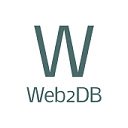 Web2DB  screen for extension Chrome web store in OffiDocs Chromium