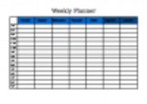 Free download Weekly Business Planner Microsoft Word, Excel or Powerpoint template free to be edited with LibreOffice online or OpenOffice Desktop online