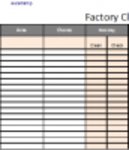 Téléchargez gratuitement le modèle DOC, XLS ou PPT du programme de nettoyage hebdomadaire de l'usine à modifier gratuitement avec LibreOffice en ligne ou OpenOffice Desktop en ligne