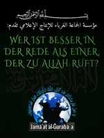 Free download WER IST BESSER IN DER REDE ALS EINER, DER ZU ALLAH RUFT? free photo or picture to be edited with GIMP online image editor