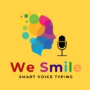 We Smile Smart Voice Typing  screen for extension Chrome web store in OffiDocs Chromium