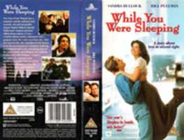 Free download While You Were Sleeping UK VHS 2000 Cover free photo or picture to be edited with GIMP online image editor