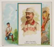 Free download William Ewing, Catcher, New York, from Worlds Champions, Second Series (N43) for Allen & Ginter Cigarettes free photo or picture to be edited with GIMP online image editor