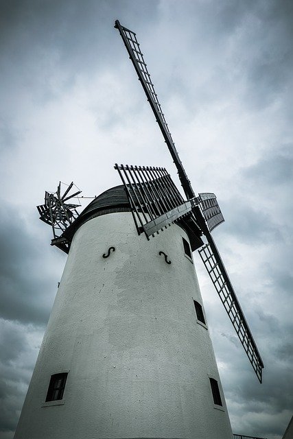 Free download windmill wind turbine nature uk free picture to be edited with GIMP free online image editor