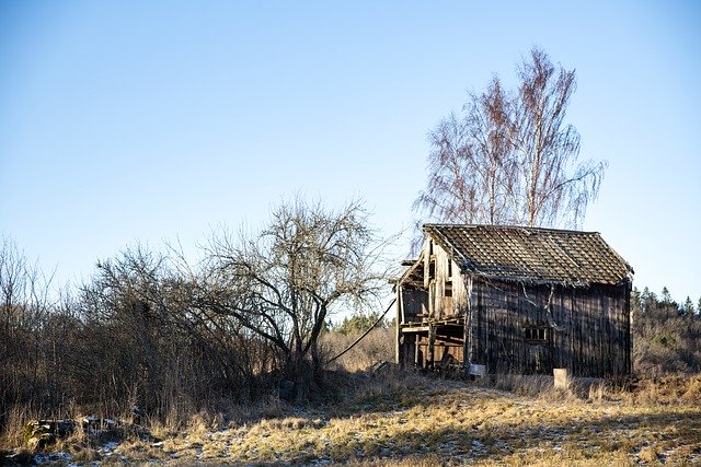 Free download Winter Hovel Old Barn free photo template to be edited with GIMP online image editor