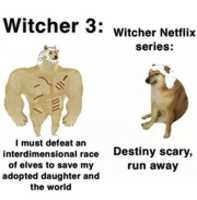 Free download Witcher 3 vs Witcher Netflix free photo or picture to be edited with GIMP online image editor