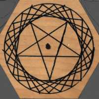 Free download Wood Pentagram free photo or picture to be edited with GIMP online image editor