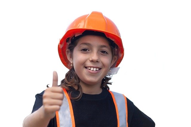 Free download worker child yard safety worksite free picture to be edited with GIMP free online image editor