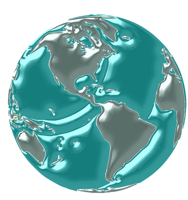 Free download World Blue Map -  free illustration to be edited with GIMP free online image editor