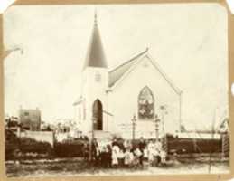 Free download Wyoming Avenue Baptist Church, c. 1897 free photo or picture to be edited with GIMP online image editor