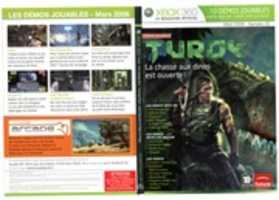 Free download Xbox 360: Le magazine officiel Xbox Numero 30 - French Microsoft Xbox 360 coverdisc - 48bit 1200dpi cover, disc scans free photo or picture to be edited with GIMP online image editor