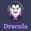 Écran du thème Dracula Chrome pour l'extension de la boutique en ligne Chrome dans OffiDocs Chromium