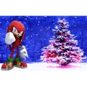 Tela Knuckles Christmas Theme (1366x768) para extensão da loja virtual do Chrome no OffiDocs Chromium