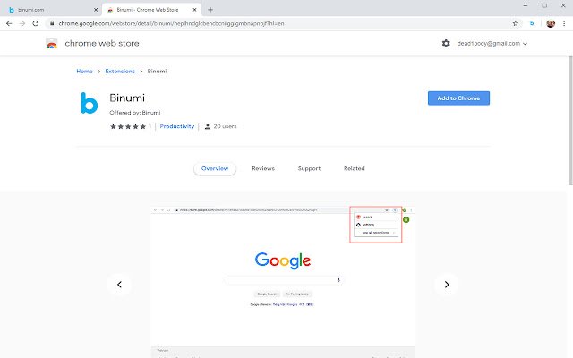 يتم تشغيل Binumi من متجر Chrome الإلكتروني مع OffiDocs Chromium عبر الإنترنت