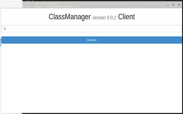 ClassManager Connect de Chrome web store se ejecutará con OffiDocs Chromium en línea