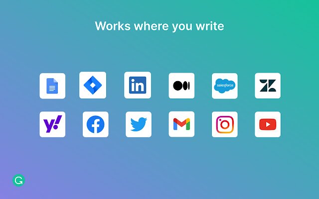 Grammarly: تطبيق المدقق النحوي والكتابة من متجر Chrome الإلكتروني ليتم تشغيله باستخدام OffiDocs Chromium عبر الإنترنت