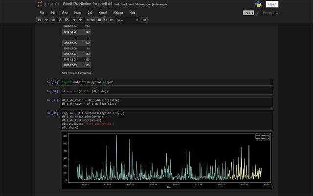 Jupyter Dark Mode de Chrome web store se ejecutará con OffiDocs Chromium en línea