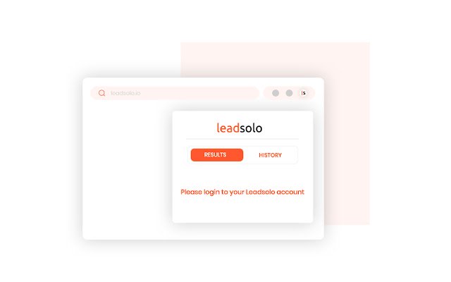 Leadsolo Browser Plugin dal Chrome web store da eseguire con OffiDocs Chromium online