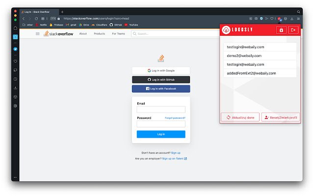 Loggsly aus dem Chrome Web Store zur Ausführung mit OffiDocs Chromium online