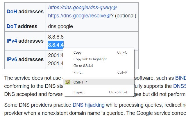 OSINT = * من متجر Chrome الإلكتروني ليتم تشغيله مع OffiDocs Chromium عبر الإنترنت