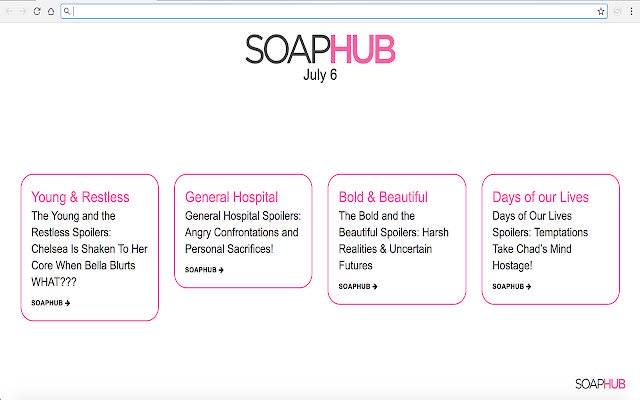 Soap Hub de la boutique en ligne Chrome sera exécuté avec OffiDocs Chromium en ligne