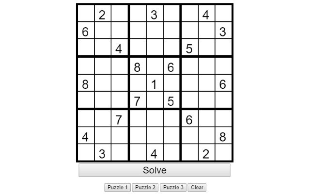 Sudoku Solver dal Chrome Web Store da eseguire con OffiDocs Chromium online