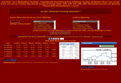 Thai Baht Euro Wechselkurs de la tienda web de Chrome se ejecutará con OffiDocs Chromium en línea