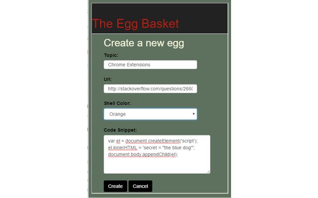Chrome ウェブストアの Egg Basket が OffiDocs Chromium オンラインで実行可能に
