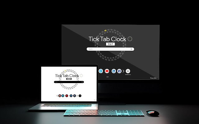 Đánh dấu chọn Tab Clock từ Chrome web store để chạy bằng OffiDocs Chrome trực tuyến