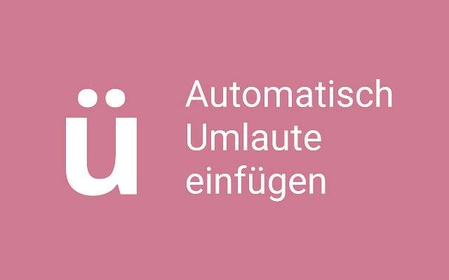 Umlauter: awtomatikong magdagdag ng mga Umlaut mula sa Chrome web store na tatakbo sa OffiDocs Chromium online