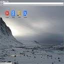 Pantalla Snowy Landscape Theme 1366x768 para extensión Chrome web store en OffiDocs Chromium