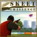 La pantalla del juego Skeet Challenge para la extensión Chrome web store en OffiDocs Chromium