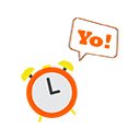 YO Clock  screen for extension Chrome web store in OffiDocs Chromium