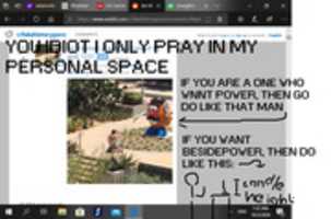 Free download YOU IDIOT I ONLY PRAY IN MY PERSONAL SPACE free photo or picture to be edited with GIMP online image editor