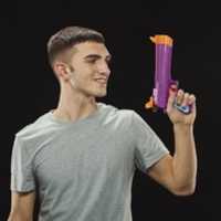 Free download Young Male Holding Fortnite Pistol (Nerf) free photo or picture to be edited with GIMP online image editor