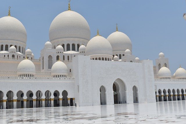 Free download zayed mosque abu dhabi mosque free picture to be edited with GIMP free online image editor