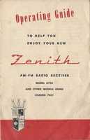 Free download Zenith K 725 Radio Operating Guide free photo or picture to be edited with GIMP online image editor