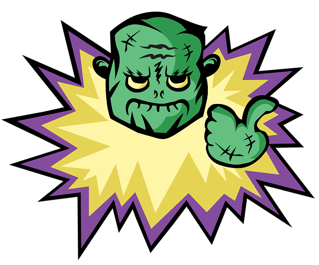 Free download Zombie Unhappy Thumbs Up -  free illustration to be edited with GIMP free online image editor