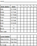 Free download Yahtzee Scoresheet Microsoft Word, Excel or Powerpoint template free to be edited with LibreOffice online or OpenOffice Desktop online