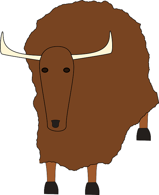 Free download Yak Animal Mammal - Free vector graphic on Pixabay free illustration to be edited with GIMP free online image editor