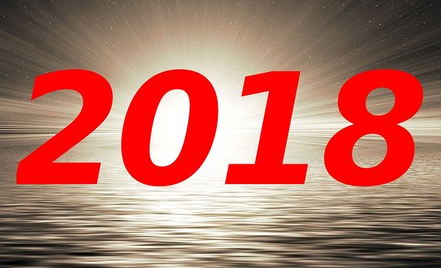 Free download Year 2018 New -  free illustration to be edited with GIMP free online image editor