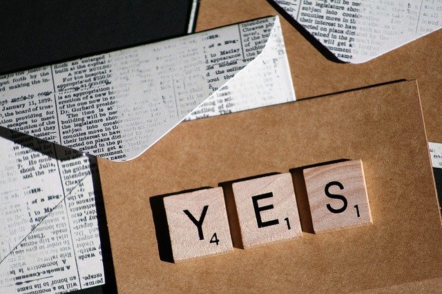 Free download yes message design note text free picture to be edited with GIMP free online image editor