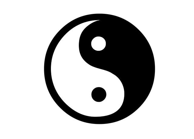 Free download Yin And Yang Black White -  free illustration to be edited with GIMP free online image editor