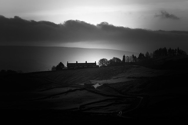 Free download yorkshire dales black and white road free picture to be edited with GIMP free online image editor