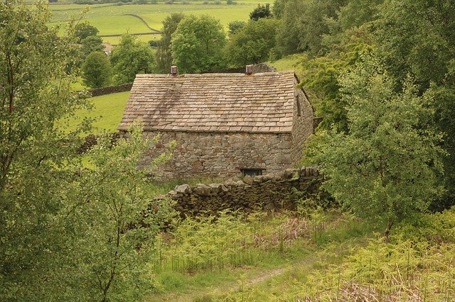 Free download Yorkshire Stone Barn Building -  free photo or picture to be edited with GIMP online image editor