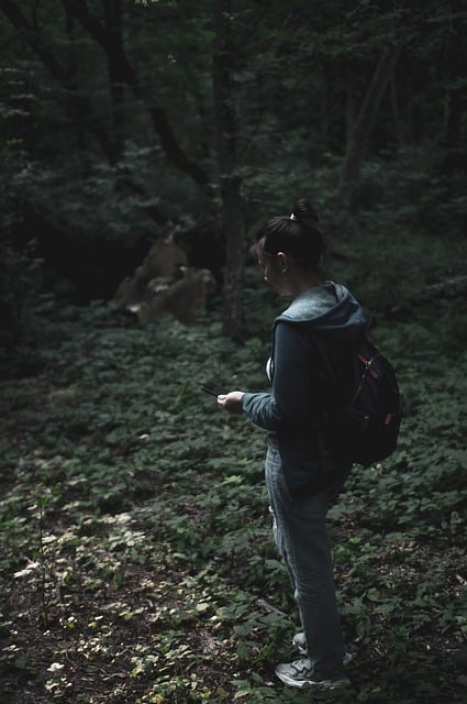 Free download young woman forest nature twilight free picture to be edited with GIMP free online image editor