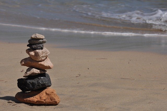 Free download Zen Sand Stones -  free photo or picture to be edited with GIMP online image editor